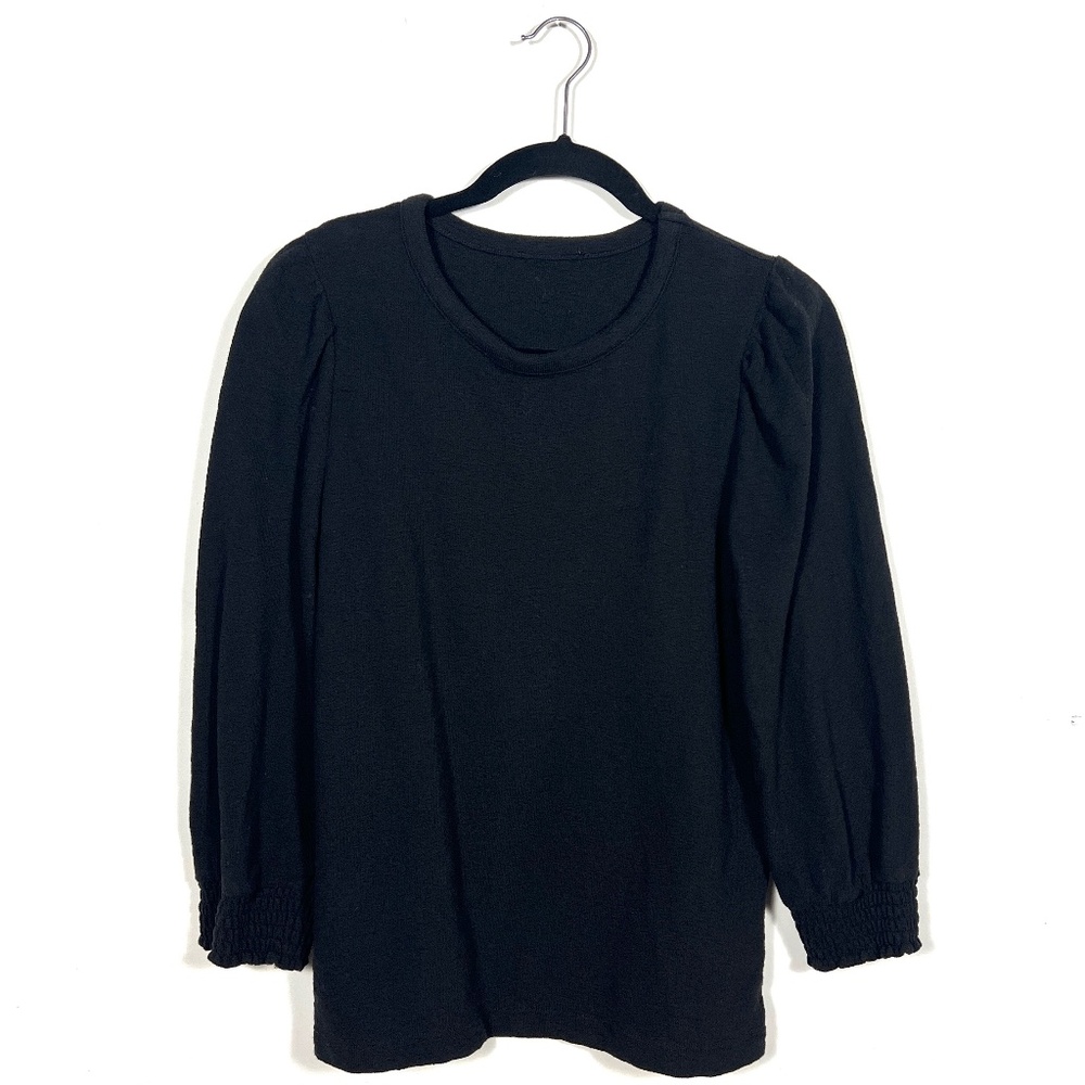 JCREW 3/4 Length Cotton puff sleeve top SZS